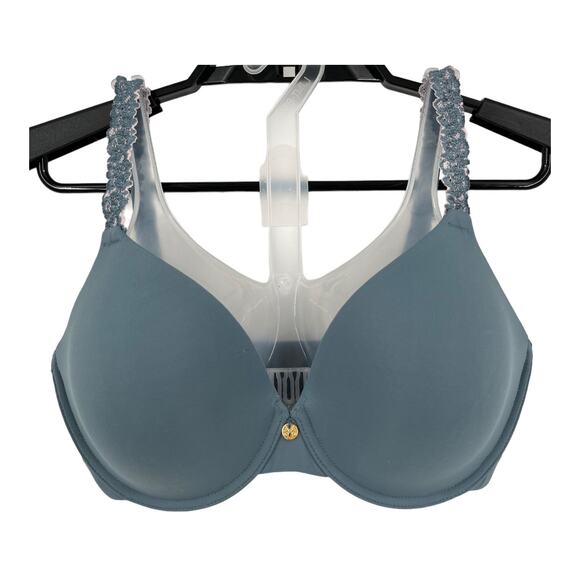 Natori bra 731080 Rose Dream Custom Coverage Underwire blue size 32DD 32E - Picture 1 of 5